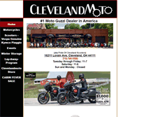 Tablet Screenshot of clevelandmoto.com